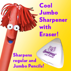 Penny the Pencil™ and Jumbo Sharpener™