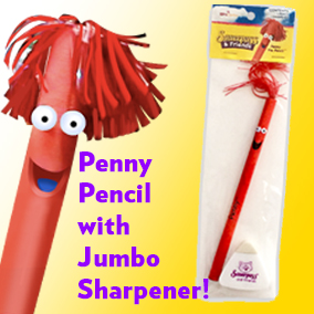 Penny the Pencil™ and Jumbo Sharpener™