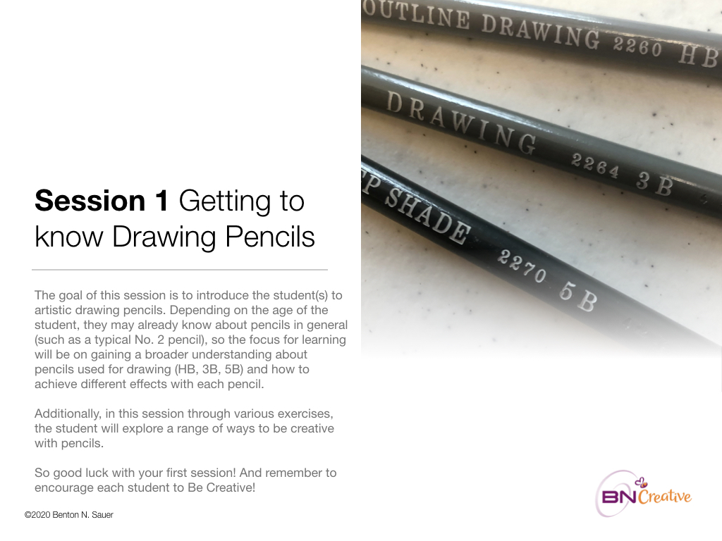 Creativity with Pencils 1 Curriculum Guide V1.009