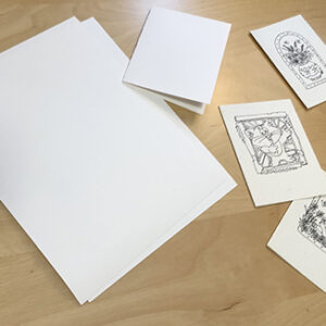 White Cardstock Paper to make and print your own greeting cards!
